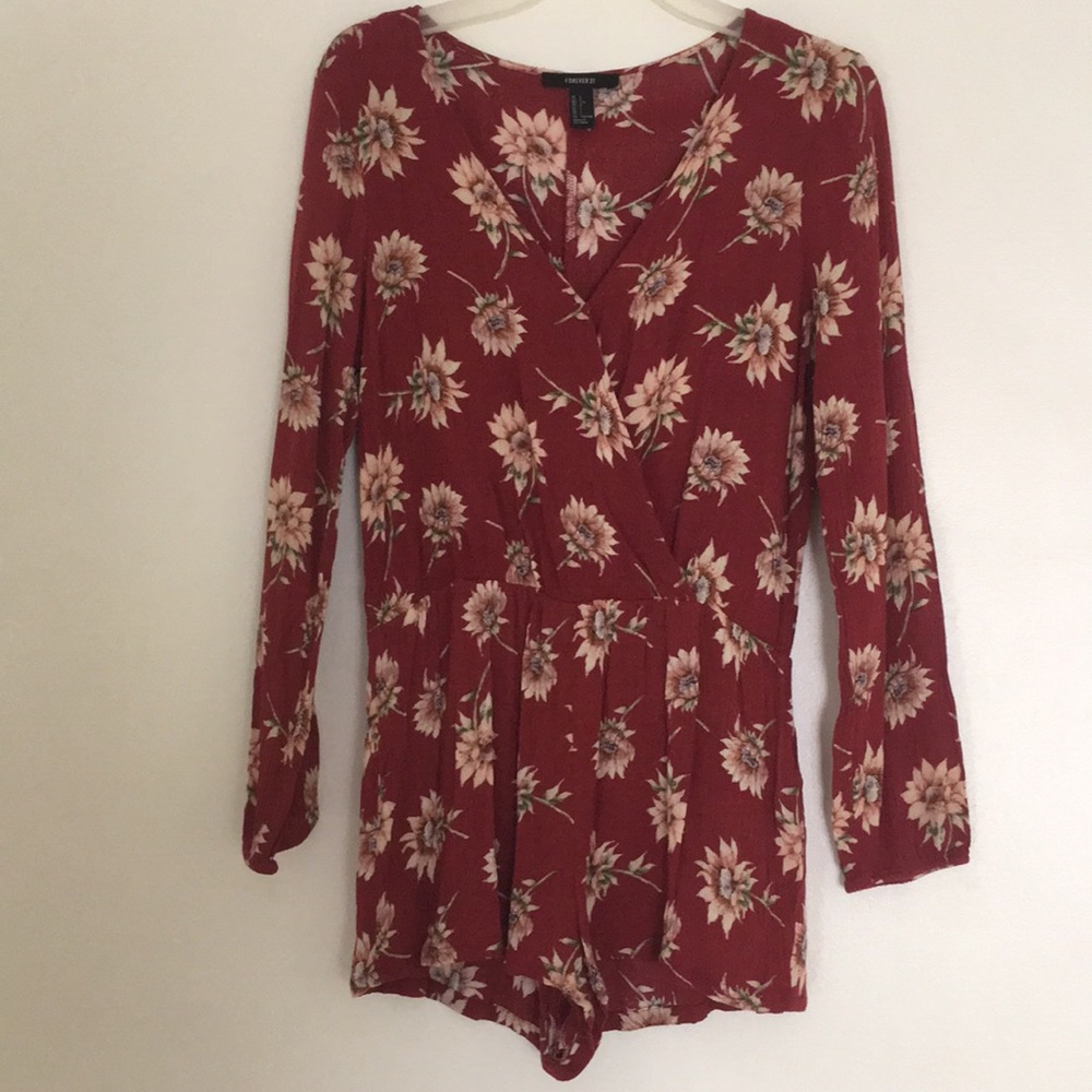 Red Sunflower Romper